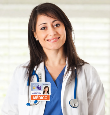 Badge Buddies for doctors and nurses in Latin America