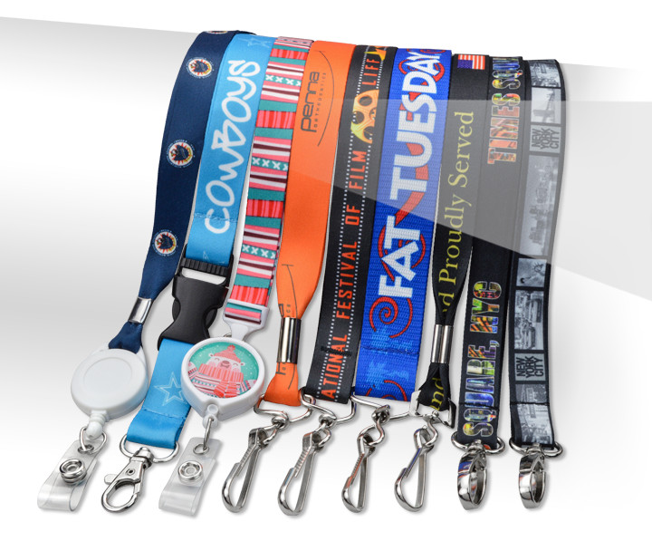 Brady People ID custom silkscreen lanyards