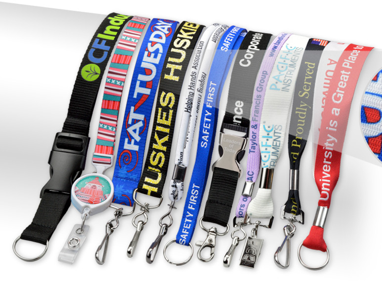 Brady People ID custom silkscreen lanyards