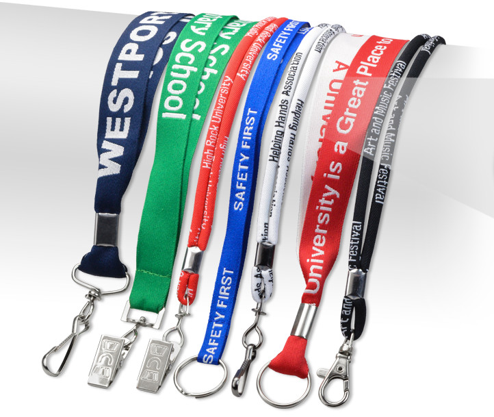 Brady People ID custom silkscreen lanyards