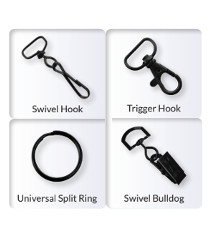 lanyard with black attachments