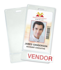 vinyl display and proximity card holders bpid