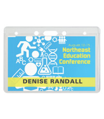 Economy vinyl badge holders